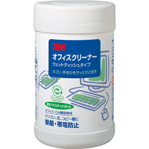 ｵﾌｨｽｸﾘｰﾅｰ ｳｪｯﾄﾃｨｯｼｭﾀｲﾌﾟ ﾎﾞﾄﾙ 1個(80枚)画像