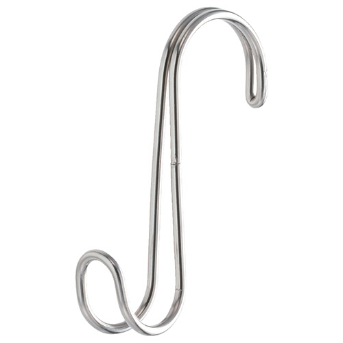 W用途ﾌｯｸ 90×17×52mm ｼﾙﾊﾞｰ 1個画像