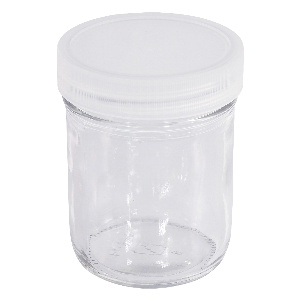 植物培養容器 ガラス容器+ベントなしフタ 12個入