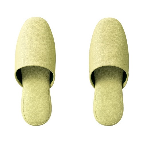 抗菌レザー調ビニールスリッパ　ソフトグリーン　Ｍ画像