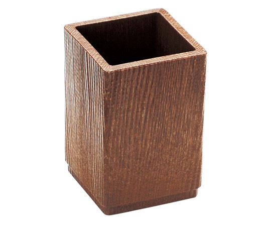 樹脂製　箸立て（小）ライトブラウン　M44-160画像