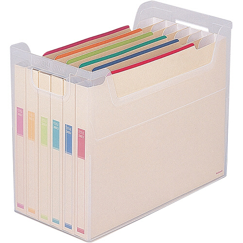 なげこみBOX(6分類) A4ﾖｺ ﾍﾟｰﾊﾟｰﾌｧｲﾙ6冊付 1個画像