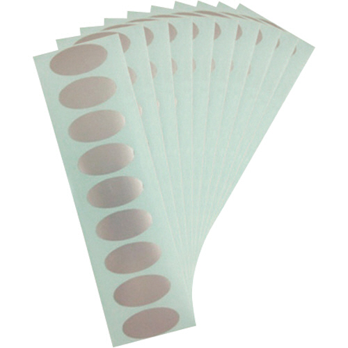 ｾｷｭﾘﾃｨｼｰﾙ 楕円 英字 1ｾｯﾄ(90枚)画像