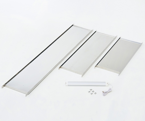 アルティア 点滴作業台オプション(LEDライト付きステンレス棚板) 1580×300×30　本体W1800用