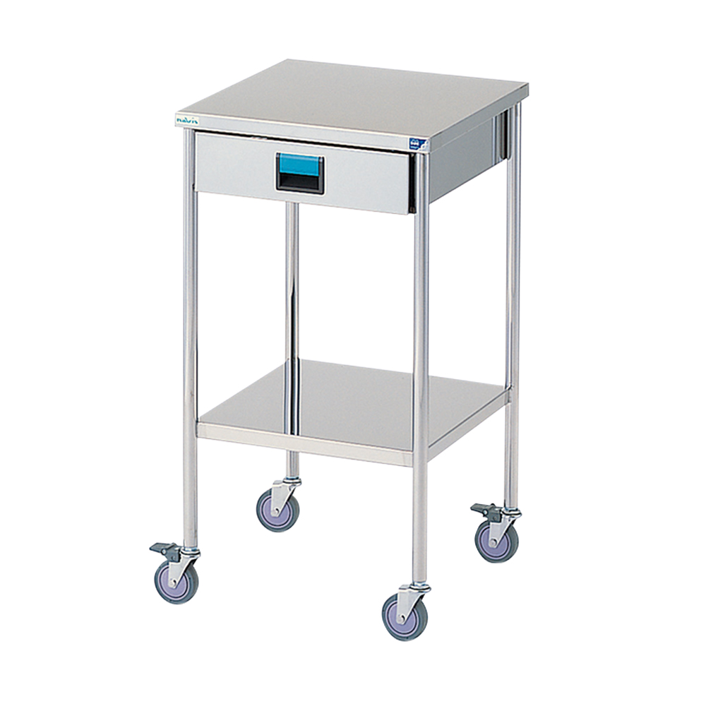 スクエアワゴン 引出し付き 435×435×800mm画像