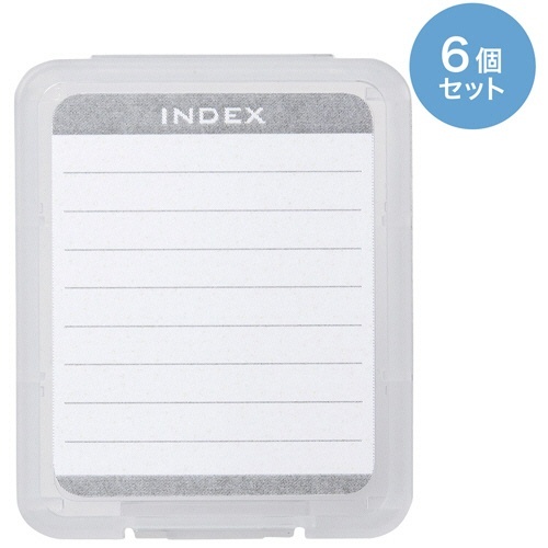 メモリーカードクリアケース(CFカード用)　1パック(6個)画像