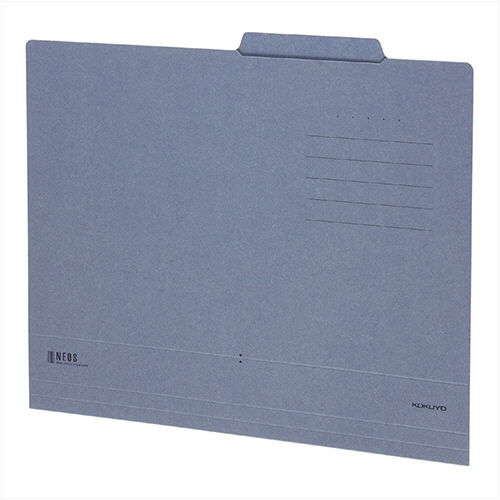 個別ﾌｫﾙﾀﾞｰ(NEOS) A4 ﾌﾞﾙｰｸﾞﾚｰ 1ｾｯﾄ(10冊)画像