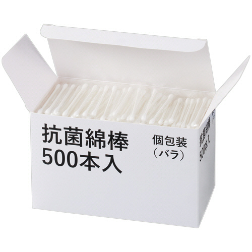 抗菌綿棒 個包装ﾊﾞﾗ 1箱(500本)画像