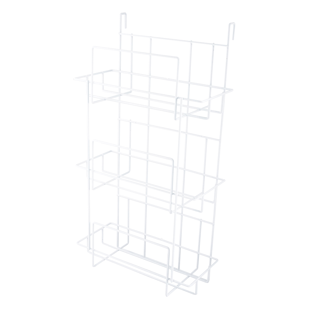 ボックスホルダー　横置き3段　フック型　277×140×525mm画像