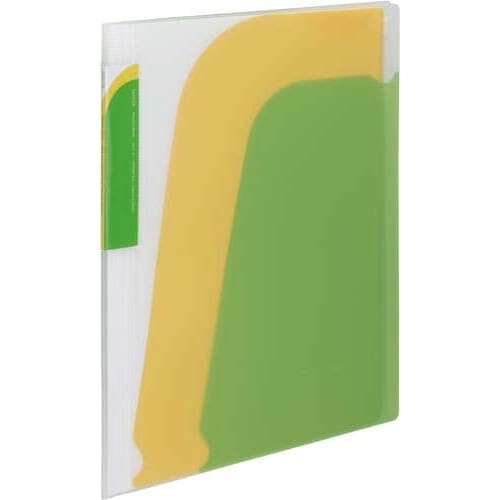 ポケットブック＜ノビータ＞４Ｐチャック付　黄緑５冊画像