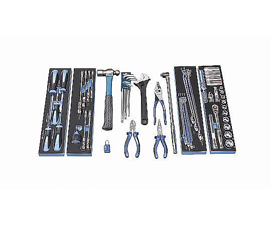 [54個組] 工具セット 多様な工具が整然と配置された状態