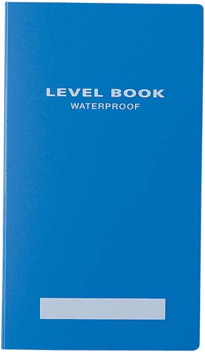 測量野帳ブライトカラー　レベル合成紙　青×５冊画像