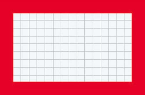 マグネット見出し４３×７４ｍｍ赤画像