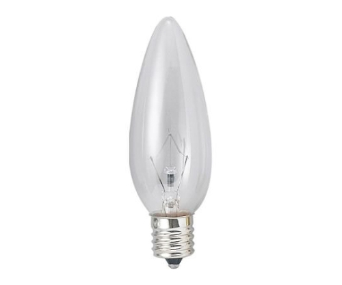 シャンデリア球 40W クリア E17