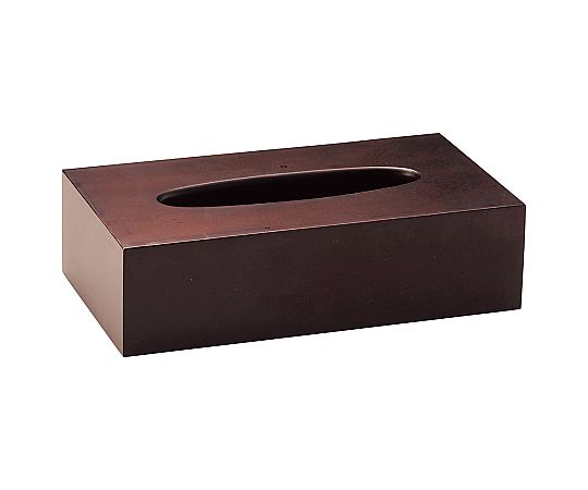 えいむ 木製ティッシュケース（大）ブラウン画像