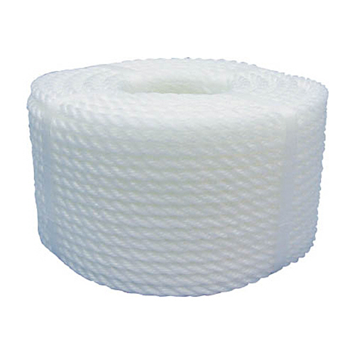 ﾛｰﾌﾟ PEｶﾗｰﾛｰﾌﾟ万能ﾊﾟｯｸ 6mm×50m ﾎﾜｲﾄ 1巻画像