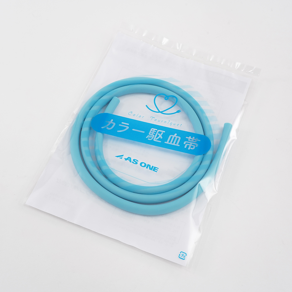 ナビス駆血帯 ラテックスフリー 替えチューブ 1m ライトブルー画像