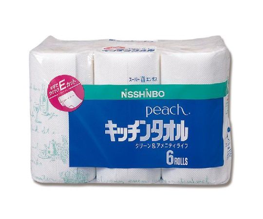 ピーチキッチンタオル　50枚×6ロール入