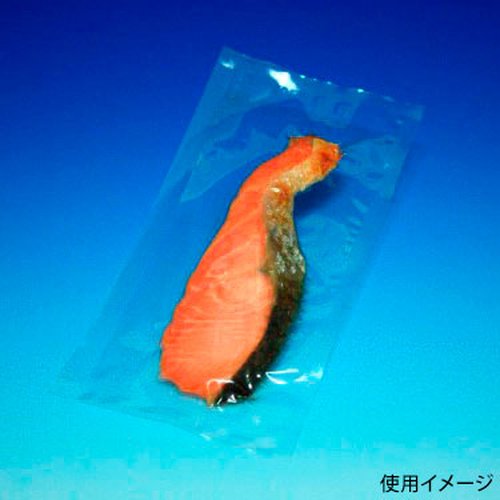真空袋 SBN規格袋 SB1420 中本アドバンストフィルム 透明な袋が横向きで積み重ねられている状態