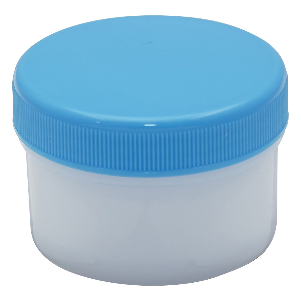 増量丸底プラツボ　未滅菌　60mL　青　50個入画像