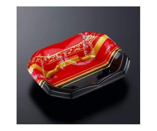 どんぶり容器 SD波音丼 K20-16浅 弦R-BK身 800枚画像