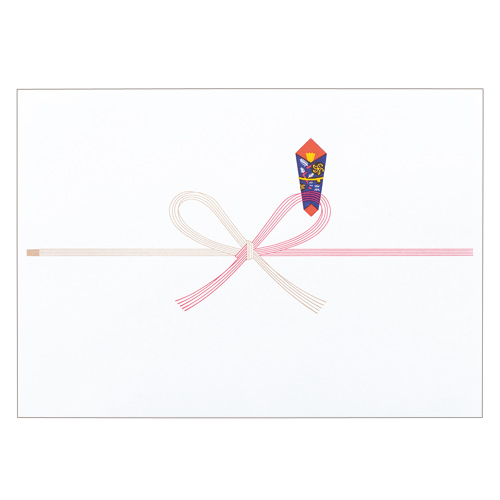 祝のし紙 花結 A4 ｺﾋﾟｰ用FSC森林認証紙 1ﾊﾟｯｸ(100枚)