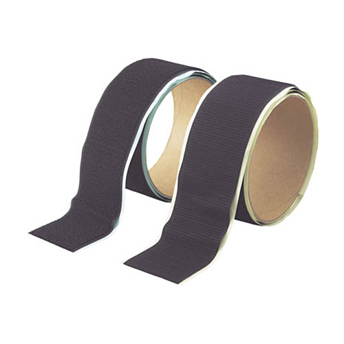 ﾏｼﾞｯｸﾃｰﾌﾟｾｯﾄ 裏面粘着 50mm×1m 黒 1ｾｯﾄ画像