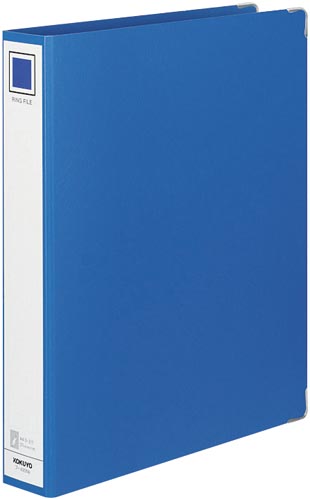 リングファイルボード表紙Ａ４縦３３０枚収納青１０冊画像