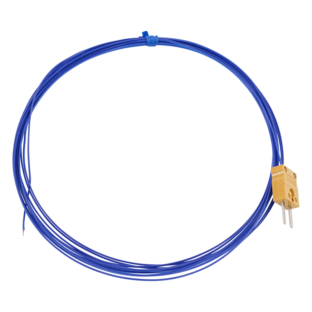 被覆熱電対（デュープレックス）　フッ素樹脂・ＦＥＰ被覆　コネクタ　5m画像