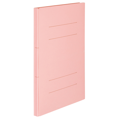 背幅伸縮ﾌﾗｯﾄﾌｧｲﾙ A4ﾀﾃ 1000枚収容 背幅18-118mm ﾋﾟﾝｸ 1冊画像