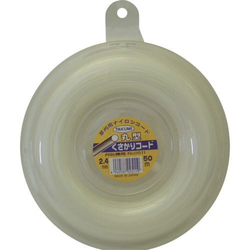 ﾅｲﾛﾝｺｰﾄﾞ 丸型 2.4×50m 1個画像