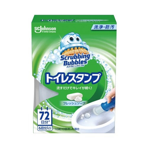 スクラビングバブルトイレスタンプＦソープ本体×４画像