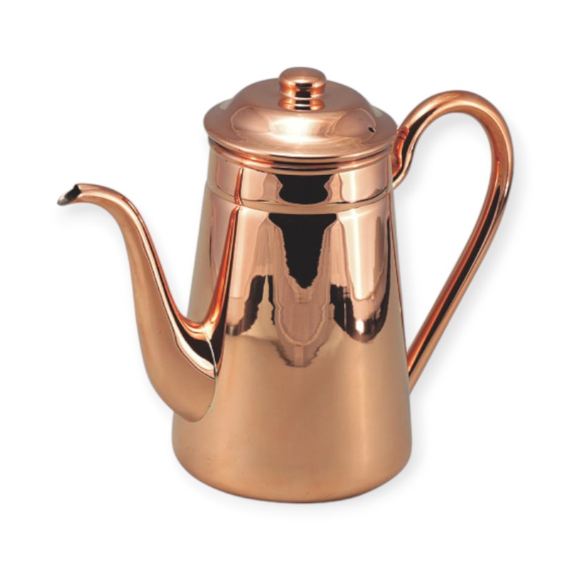 喫茶用品 銅 無地コーヒーポット＃13 1500cc画像