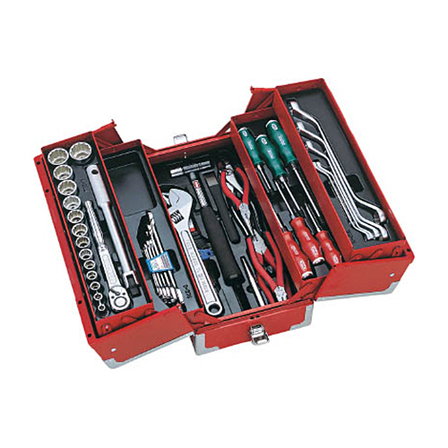 ﾂｰﾙｾｯﾄ(ﾒﾝﾃﾅﾝｽ用) 53点ｾｯﾄ ﾌﾞﾗｯｸ 1ｾｯﾄ