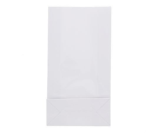 ギフトファンシーバッグ 3-280 白 20枚入 透明なプラスチックバッグが並んでいる様子、20枚のセットで白色のデザイン。