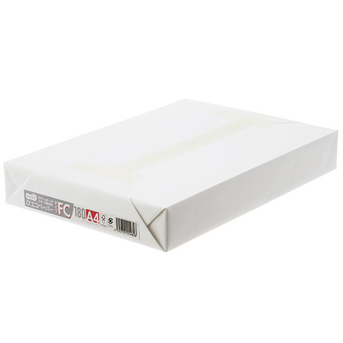 αｴｺﾍﾟｰﾊﾟｰ ﾀｲﾌﾟFC A4 超厚口 180g 1ｾｯﾄ(1200枚:200枚×6冊)画像