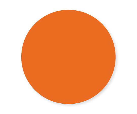 HEIKO タックラベル(シール) NO.444 丸 オレンジ Φ28mm 180片画像