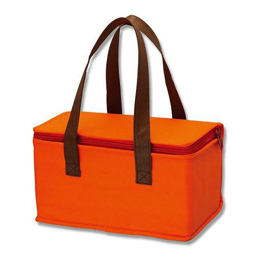 不織布保冷ﾊﾞｯｸﾞ ﾏﾙﾁ ｵﾚﾝｼﾞ 1ｾｯﾄ(5枚)画像