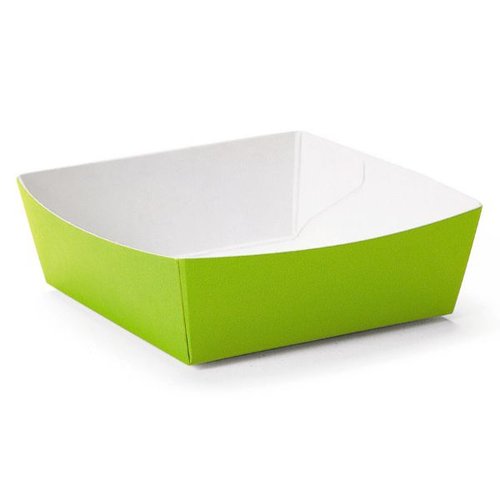 ケーキトレー PC-12 カラーココット(リーフグリーン) 天満紙器 [ケース販売]
