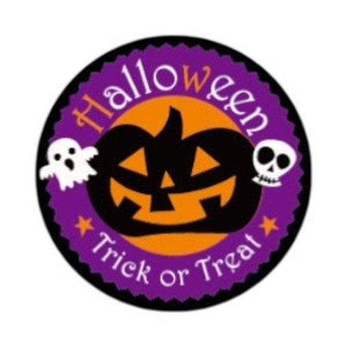 ラベル 93-9331 HALLOWEEN trick 40φ 朋JSP画像