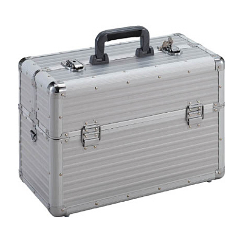 ｱﾙﾐｹｰｽ(両開き) 内寸432×205×H305 ｼﾙﾊﾞｰ 1個画像