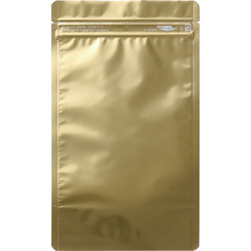 ｢ﾗﾐｼﾞｯﾌﾟ｣ ｱﾙﾐｶﾗｰｽﾀﾝﾄﾞﾀｲﾌﾟ 金 160×120+35 1袋(50枚)画像