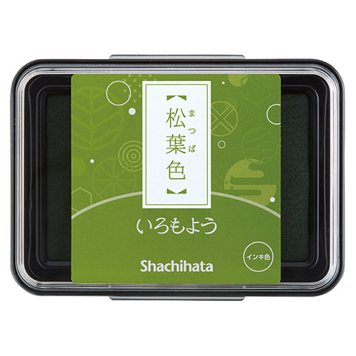 いろもよう ｽﾀﾝﾌﾟﾊﾟｯﾄﾞ 松葉色(まつばいろ) 1個画像