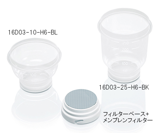 マイクロザルト・フィルター 100mL 0.45um 白地・黒格子 1箱（60個入）画像