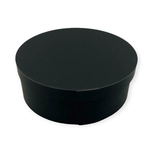 弁当容器 140φ×50H ブラック(ケーキ用) 山田曲物 [ケース販売]