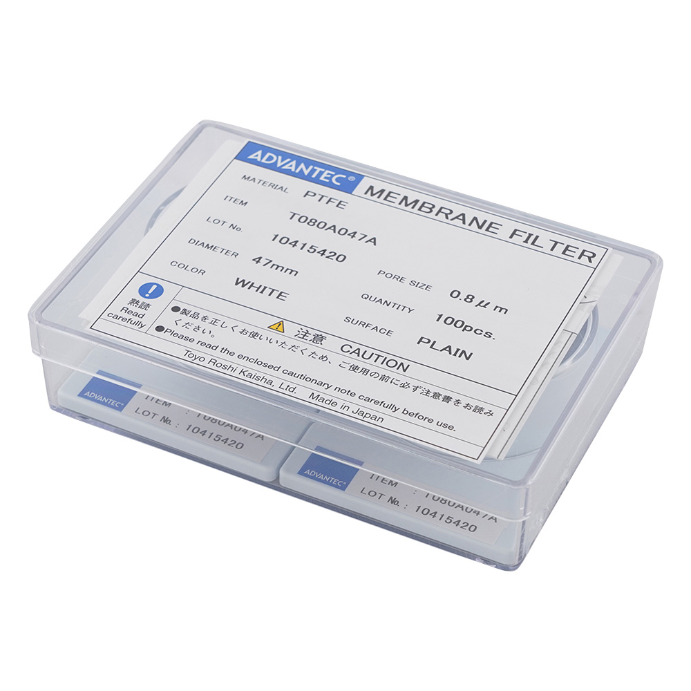 メンブレンフィルター（PTFEタイプ）　孔径0.8μm　100枚入画像