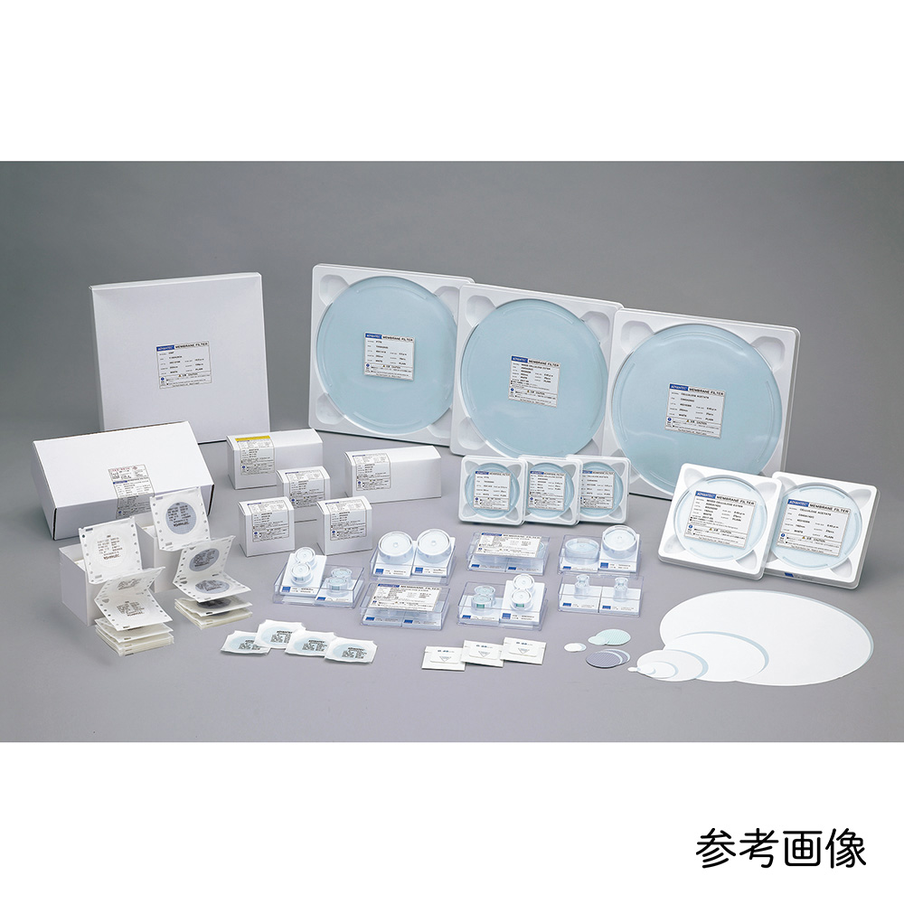 メンブレンフィルター（微生物/微粒子試験用）　セルロース混合エステルタイプ　100枚入画像