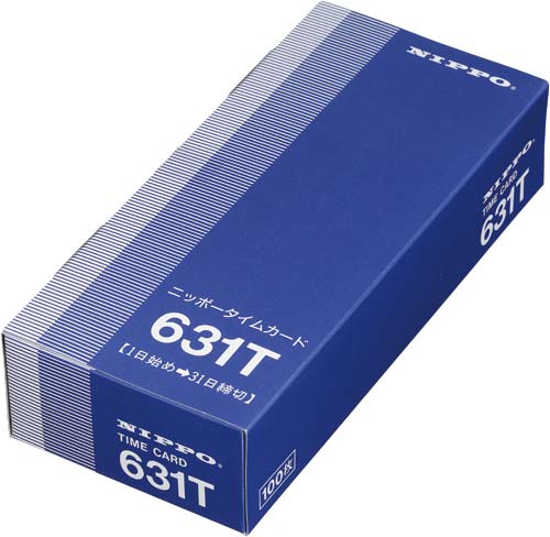 タイムカード　月末締め用　１００枚入画像