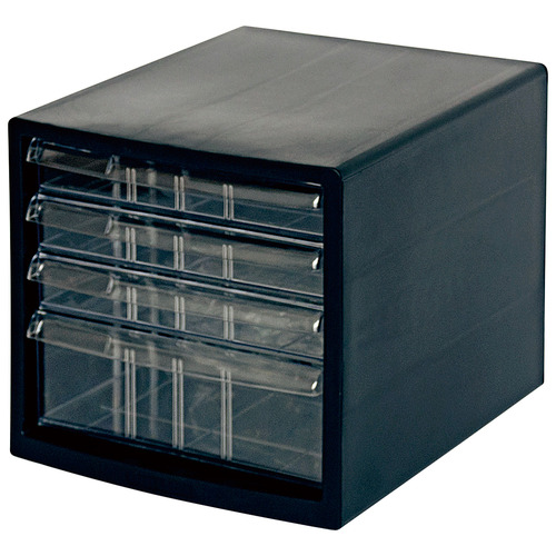 仕切れるﾚﾀｰｹｰｽ A4 浅3段･深1段 ﾌﾞﾗｯｸ 1台画像