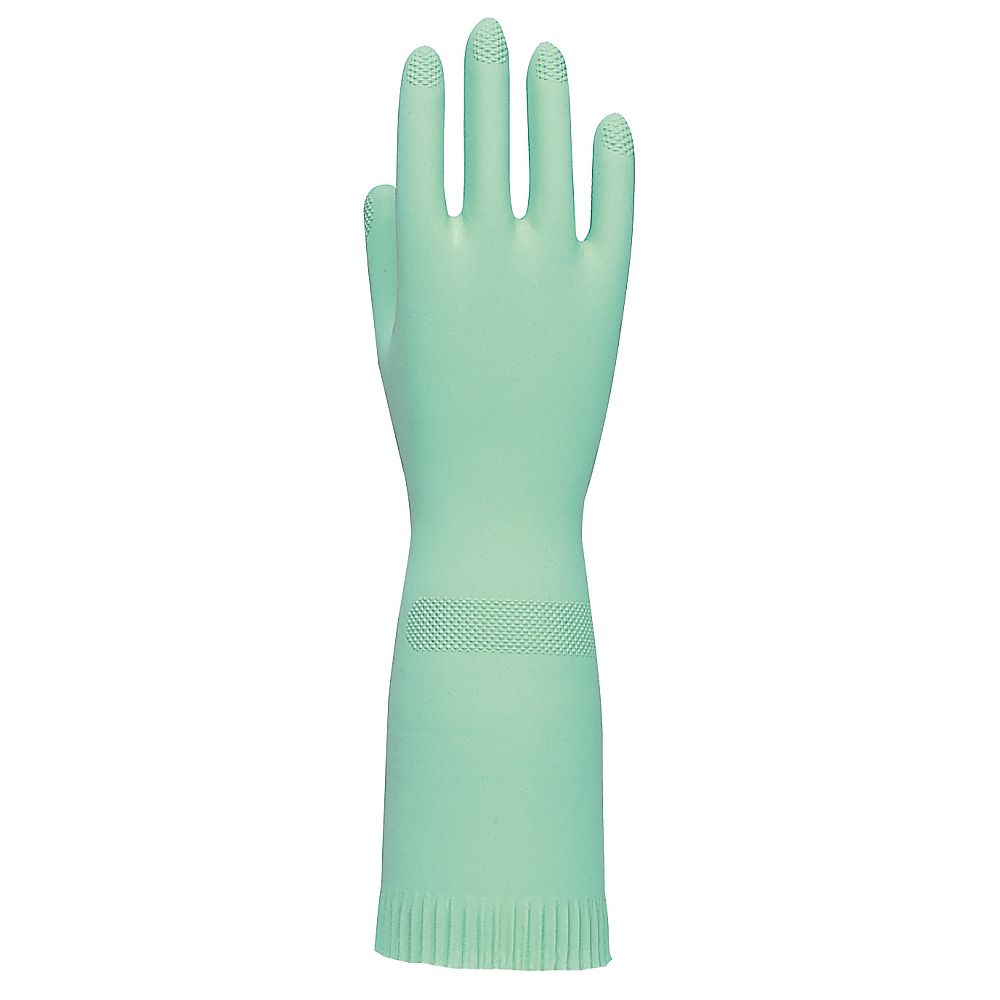 天然ゴム厚手手袋 トワローブ（グリーン）M 1双画像